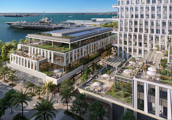 Représentation du rooftop d'IQHQ