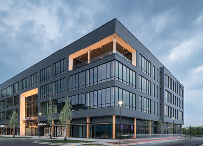Image de la façade du bâtiment de bureau 40Ten